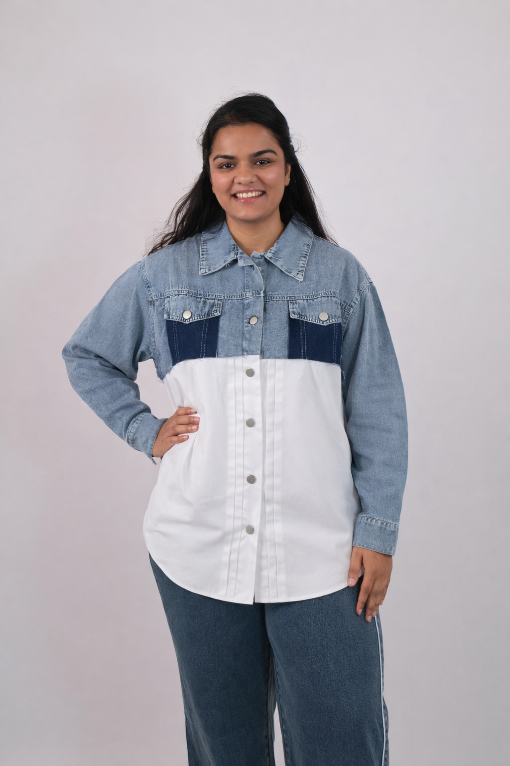 Denim Fusion Shirt