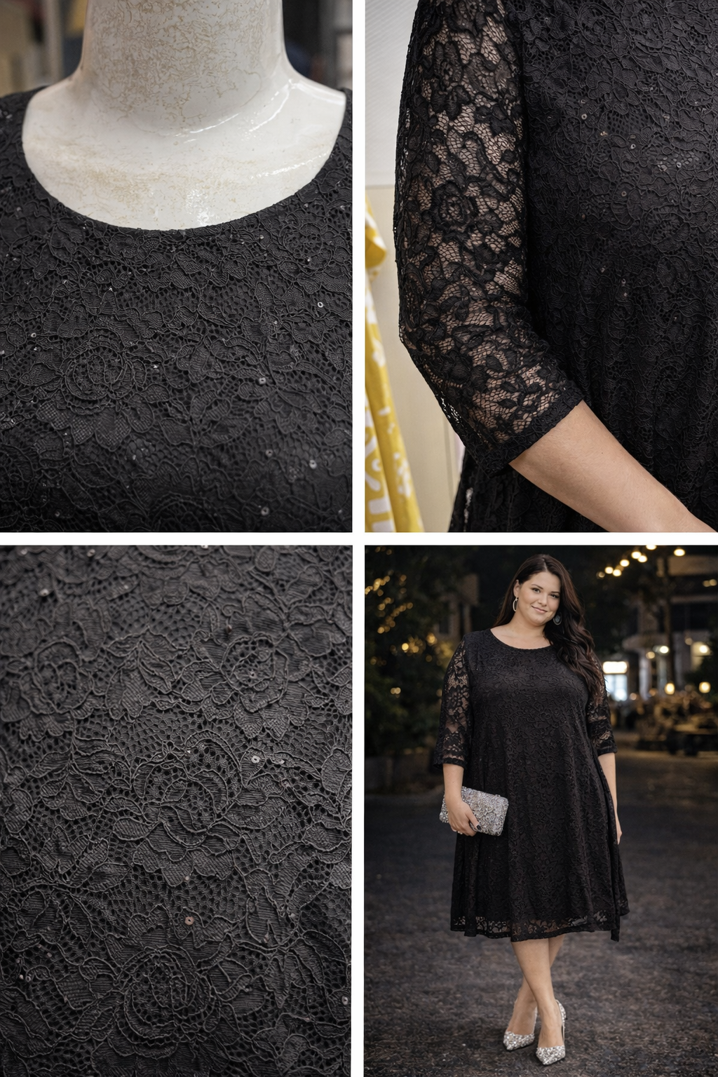 Lace Evening Dress