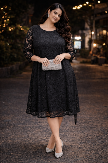 Lace Evening Dress