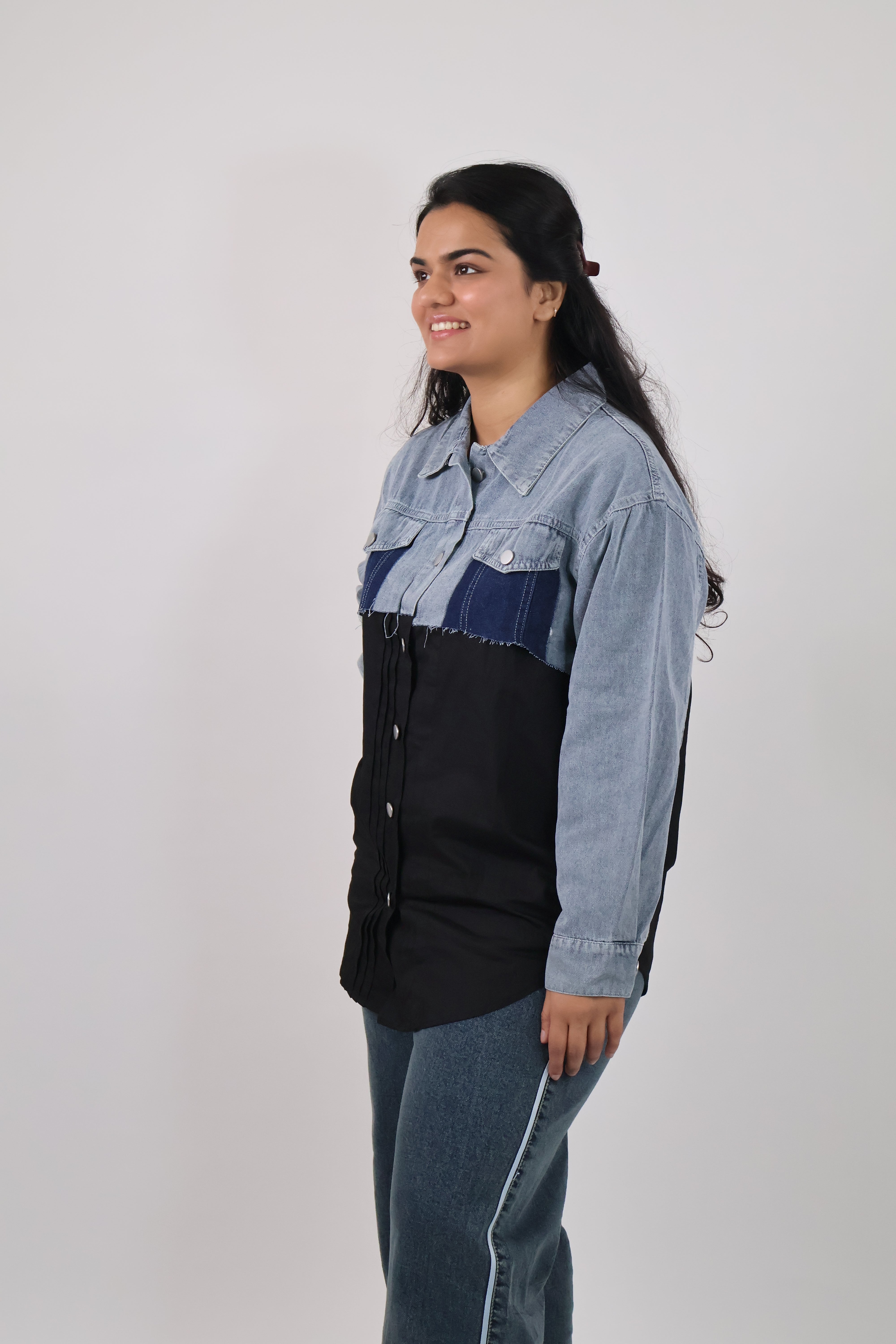 Denim Fusion Shirt