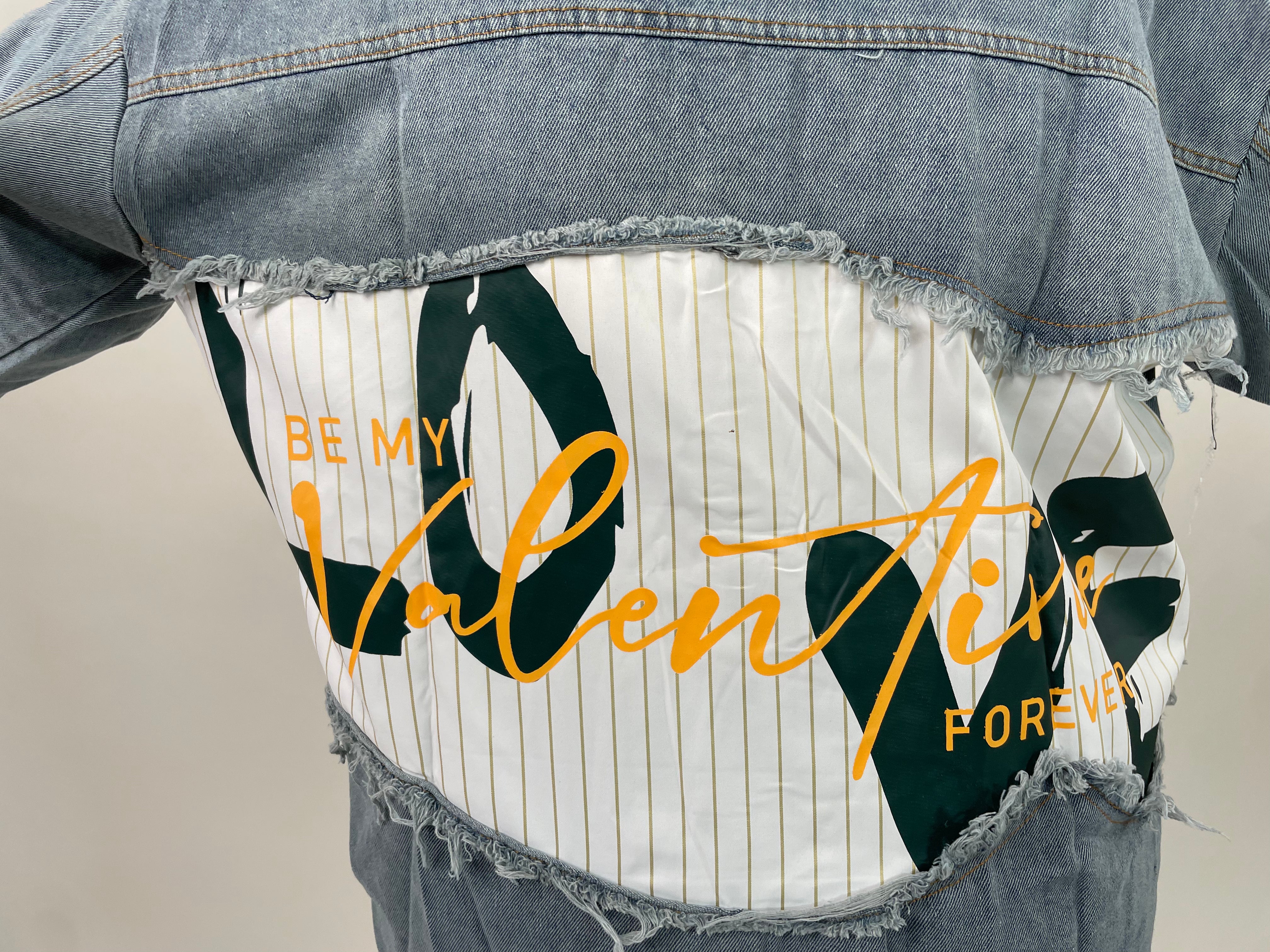 Playful Patchwork Denim Shirt