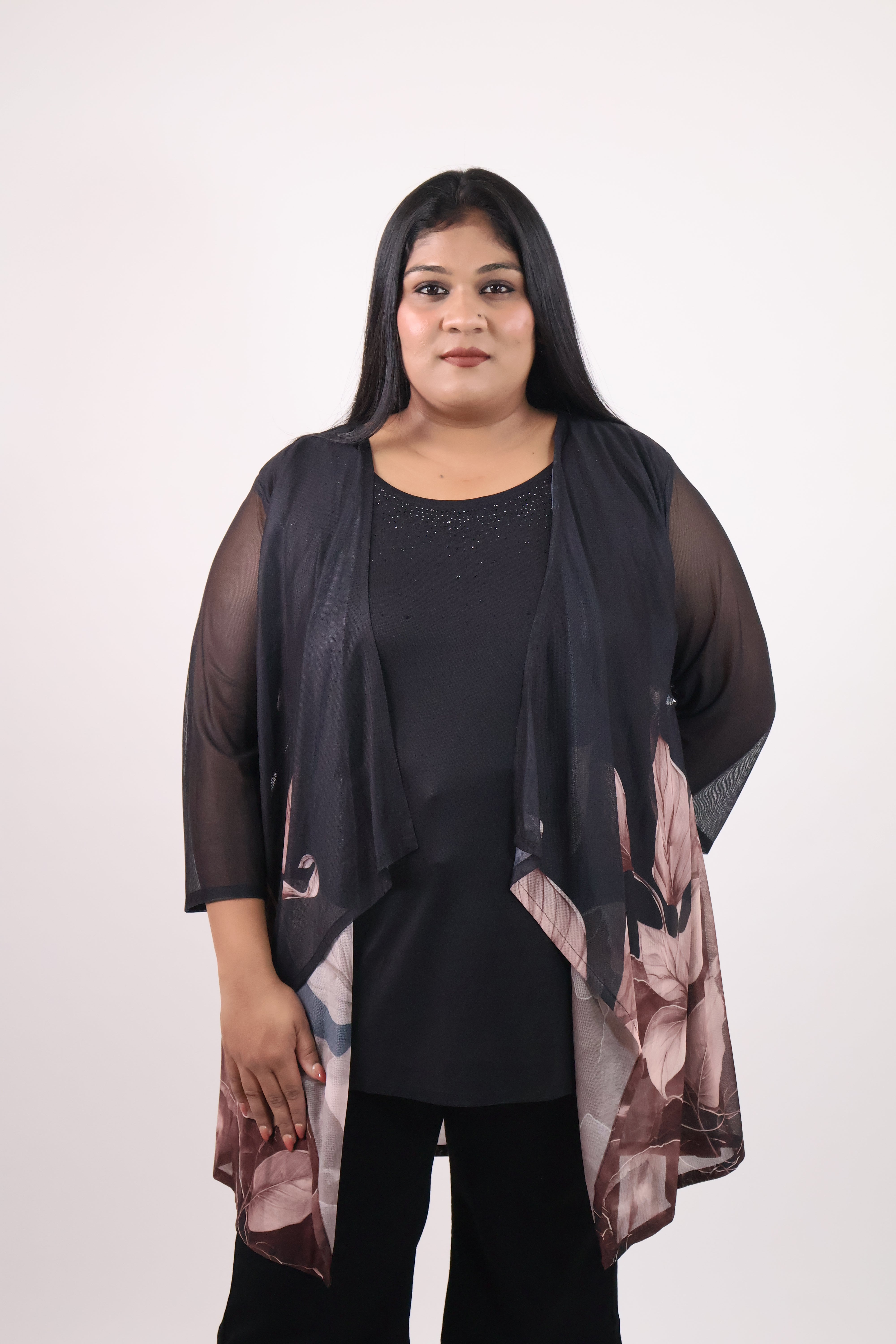 Forest Muse Printed Shrug