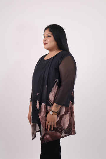 Forest Muse Printed Shrug