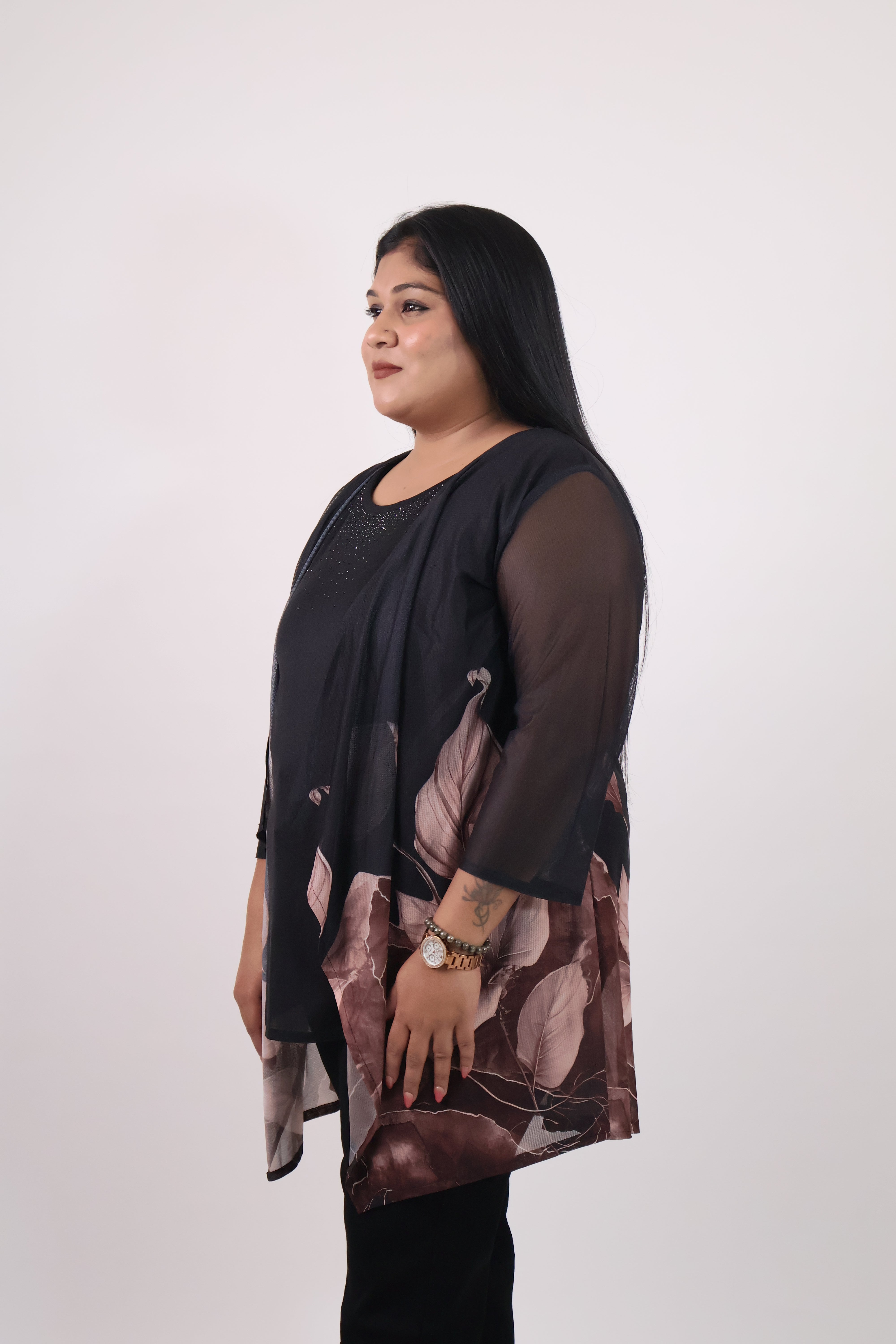 Forest Muse Printed Shrug