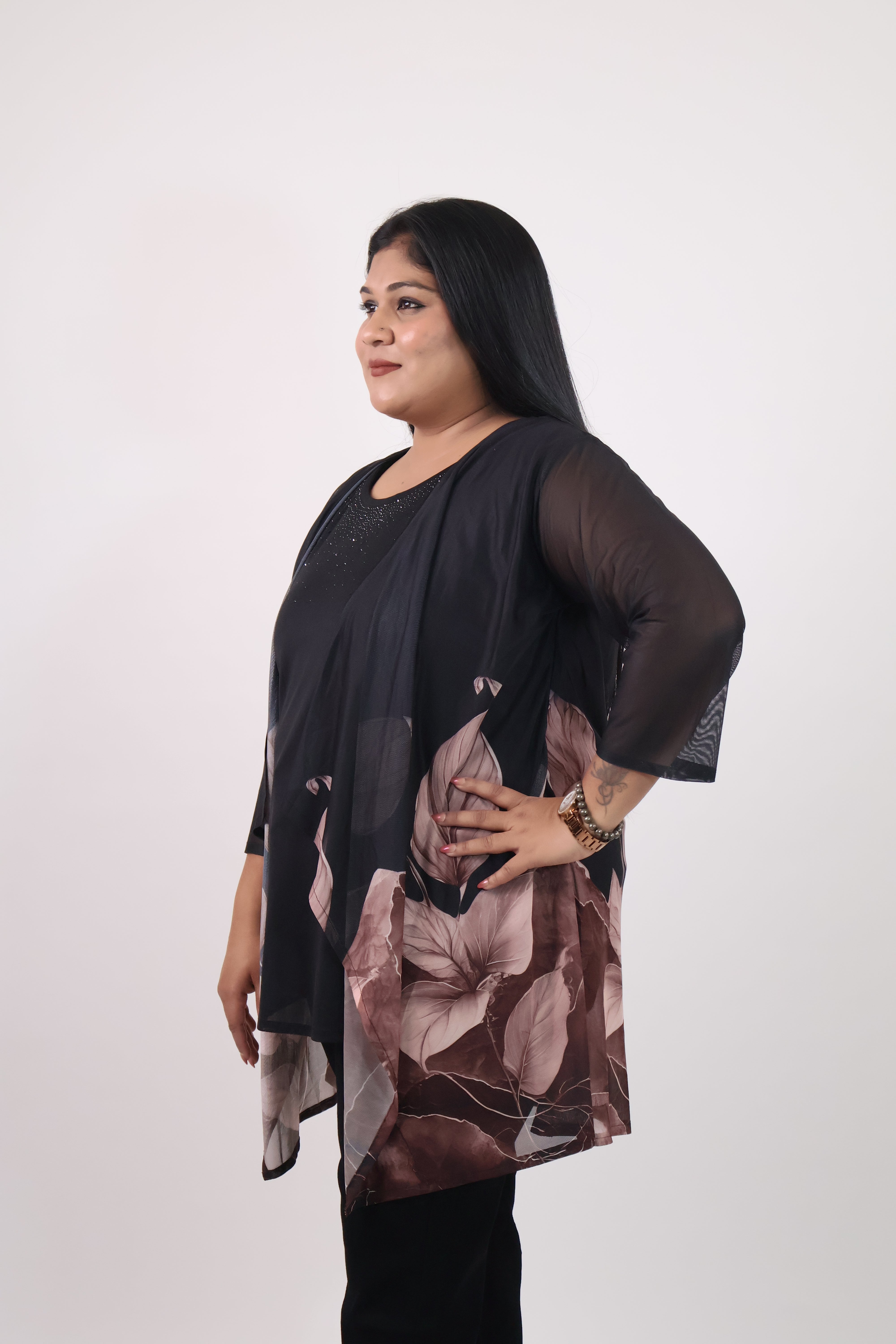 Forest Muse Printed Shrug