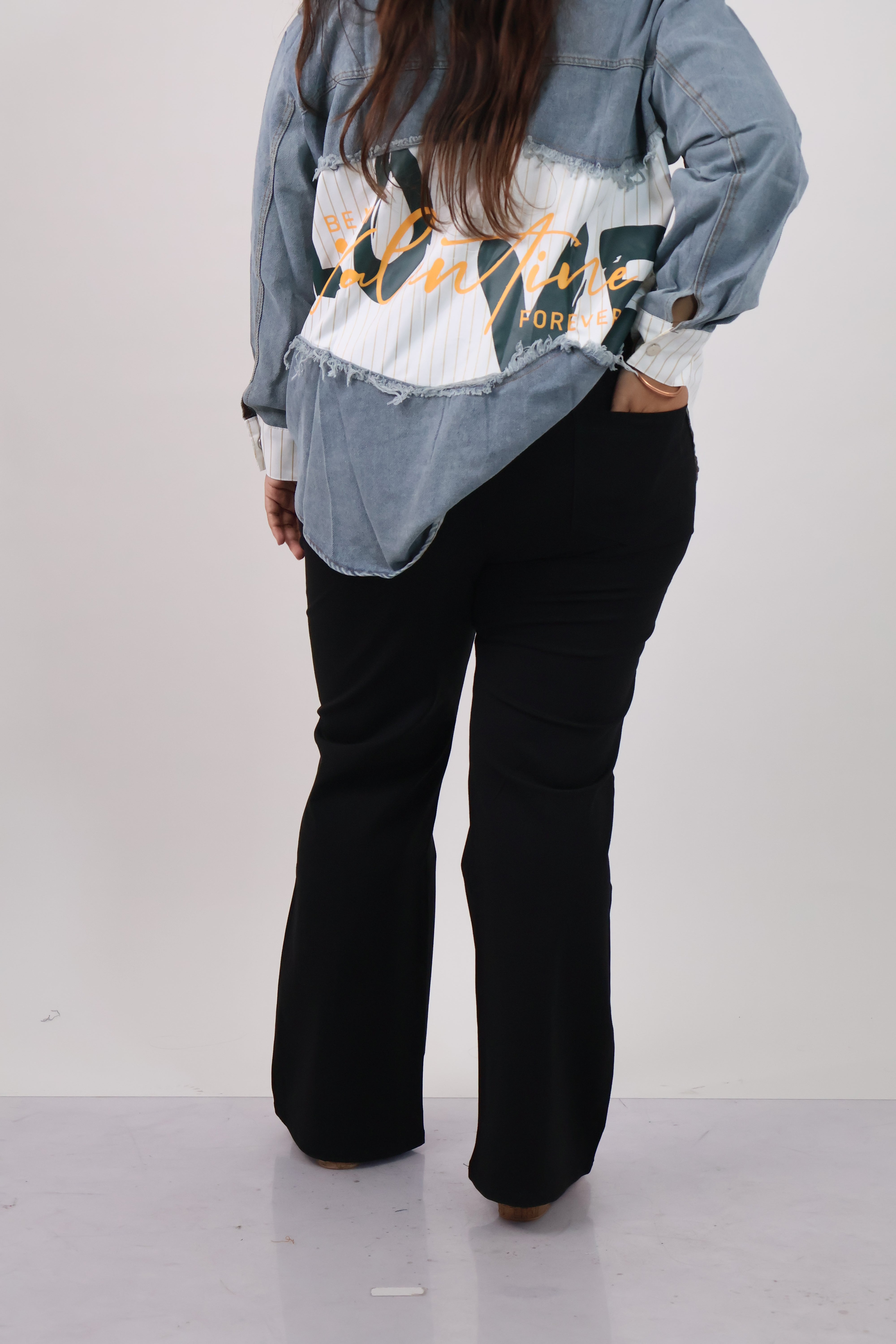 Formal Waist Button Leggings