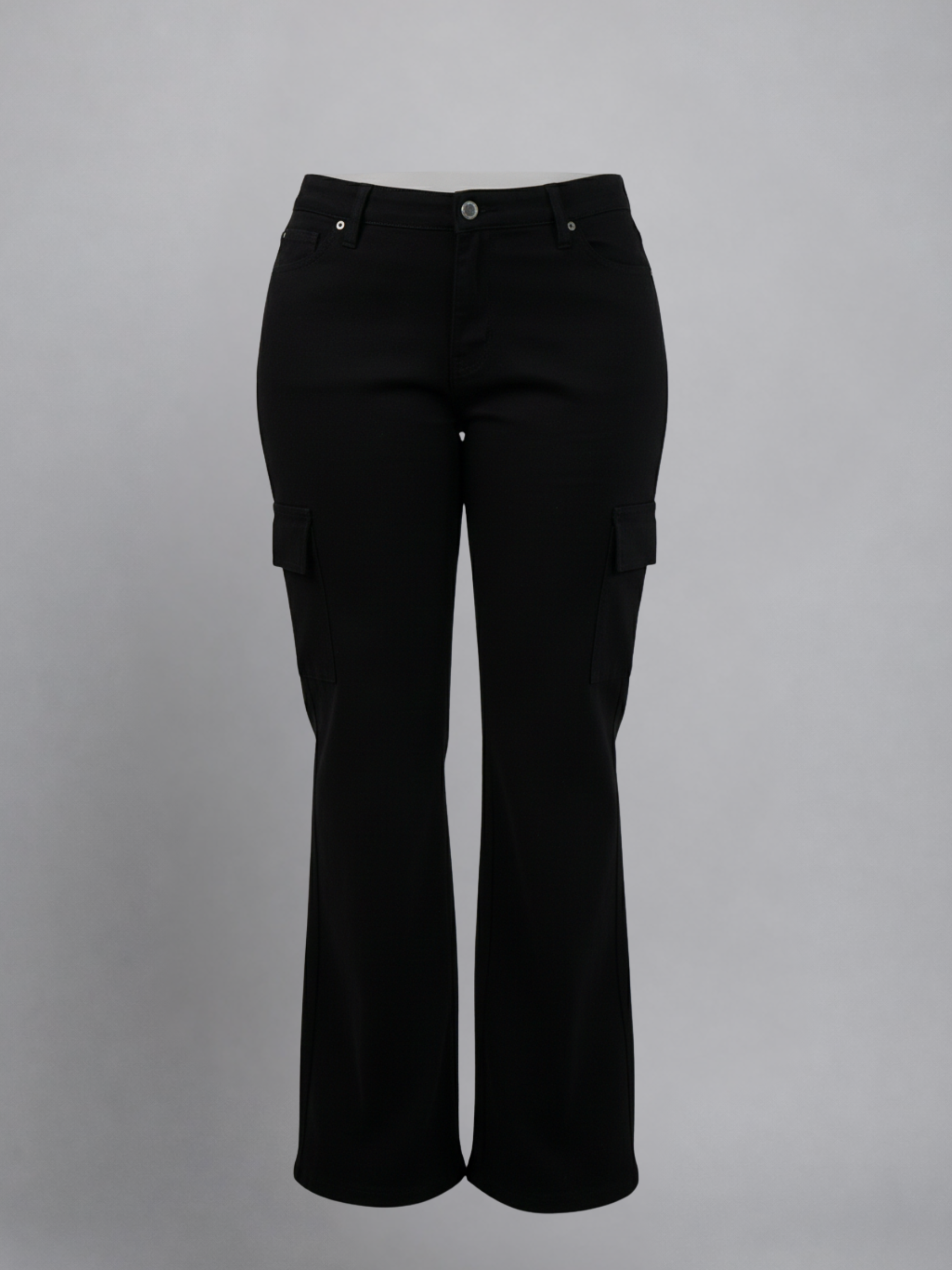 Signature Plus Curve High-Rise Bootcut Cargo Jeans