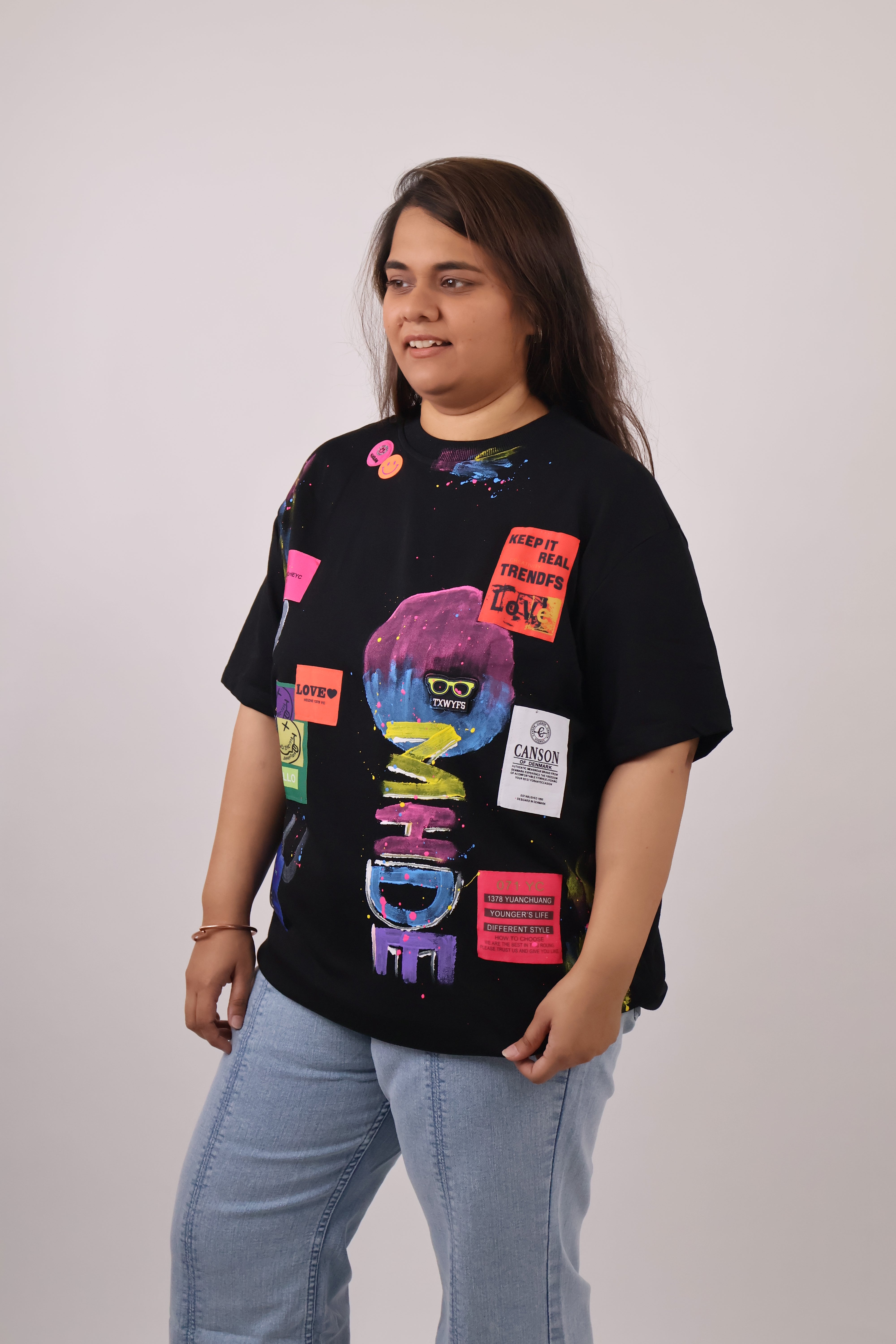 Funky TShirt Splatter Paint