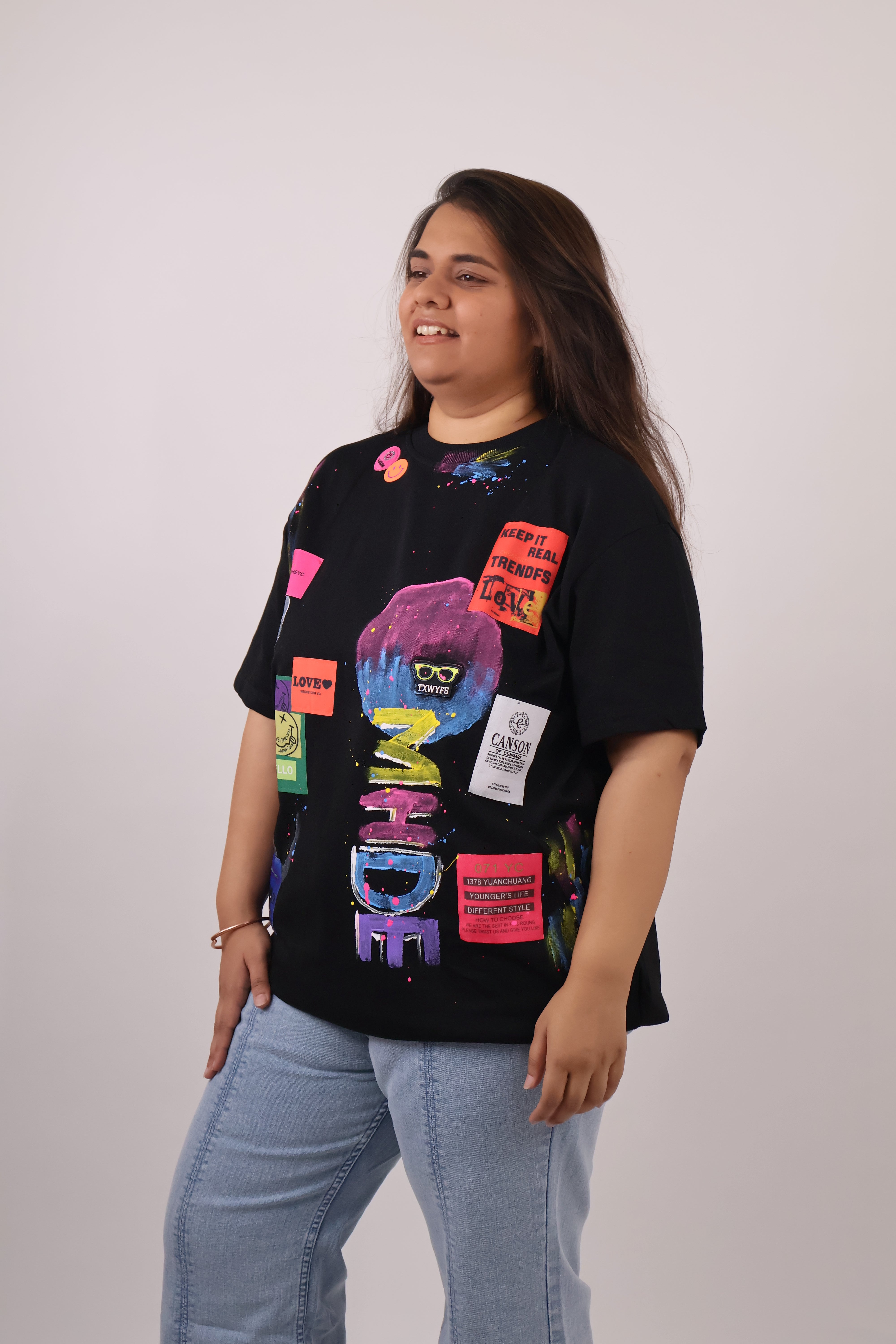 Funky TShirt Splatter Paint