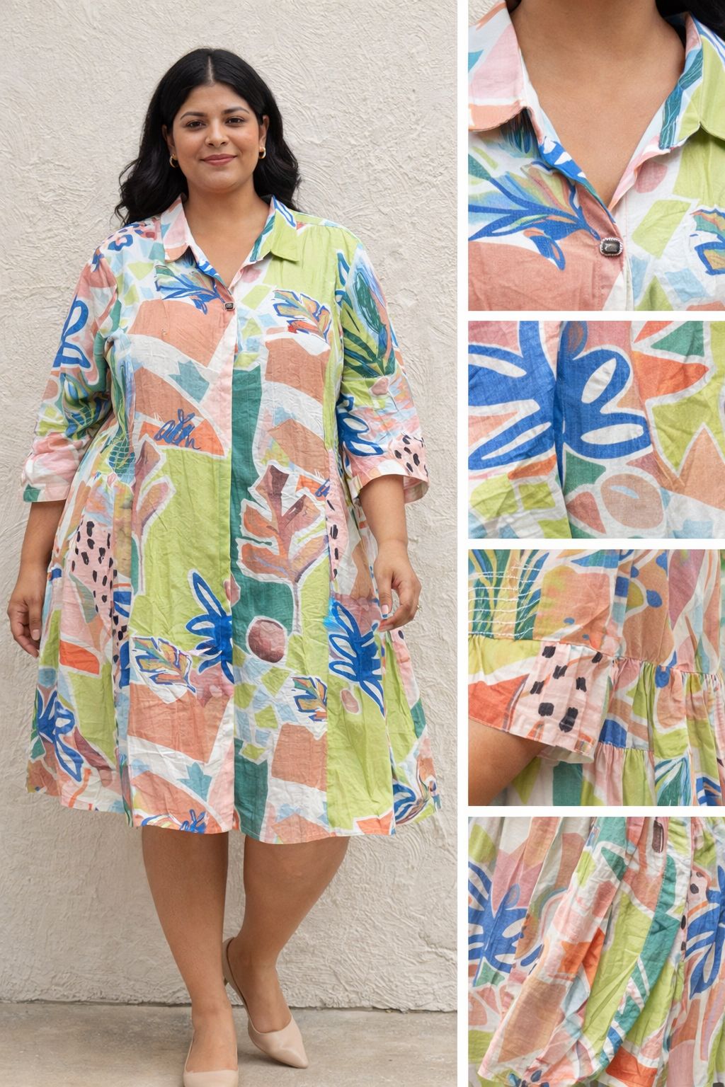 Vibrant summer dress