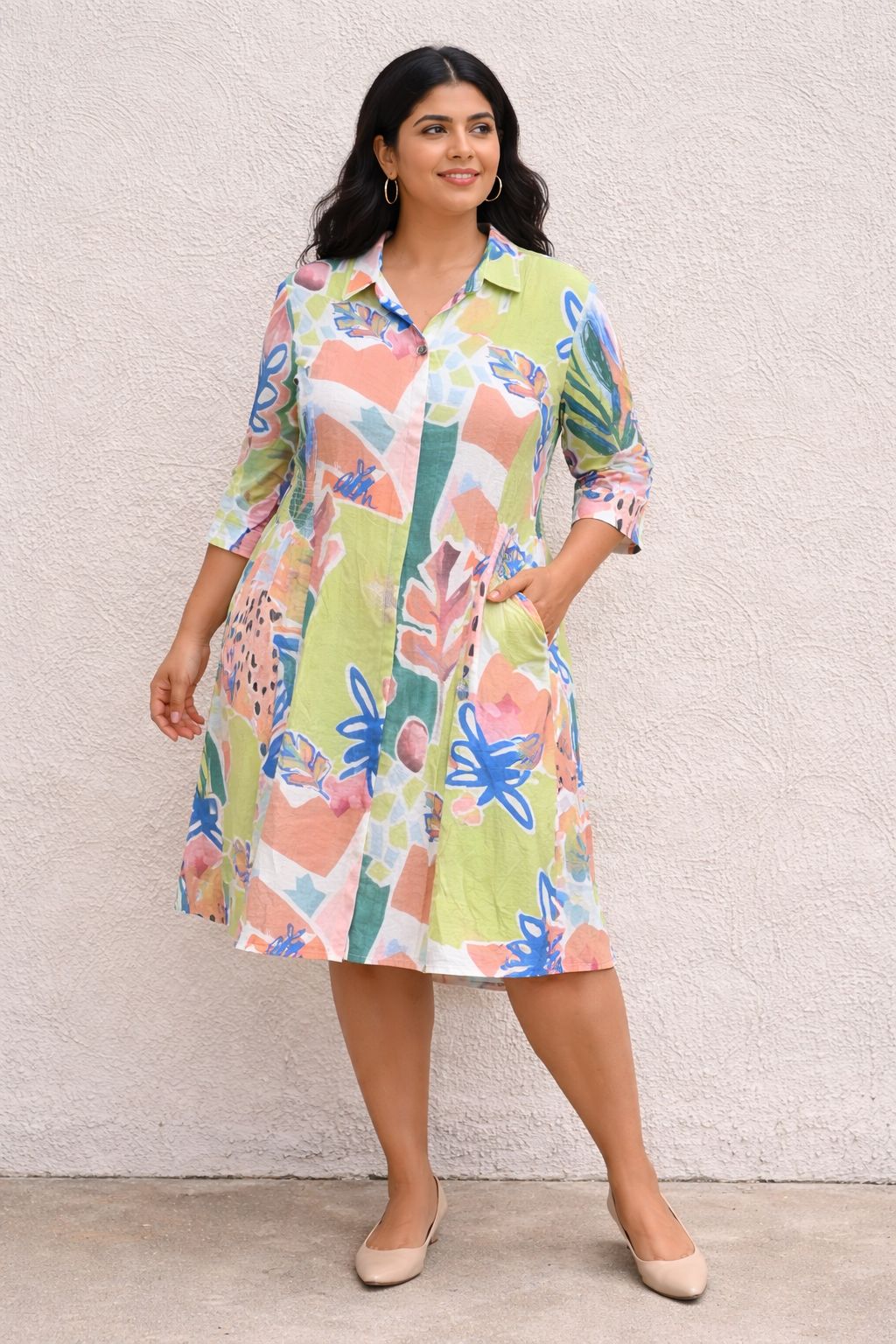 Vibrant summer dress