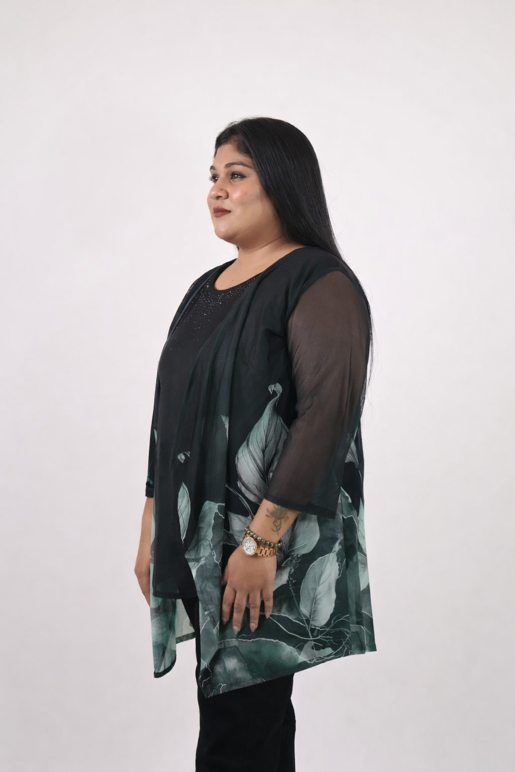 Forest Muse Printed Shrug